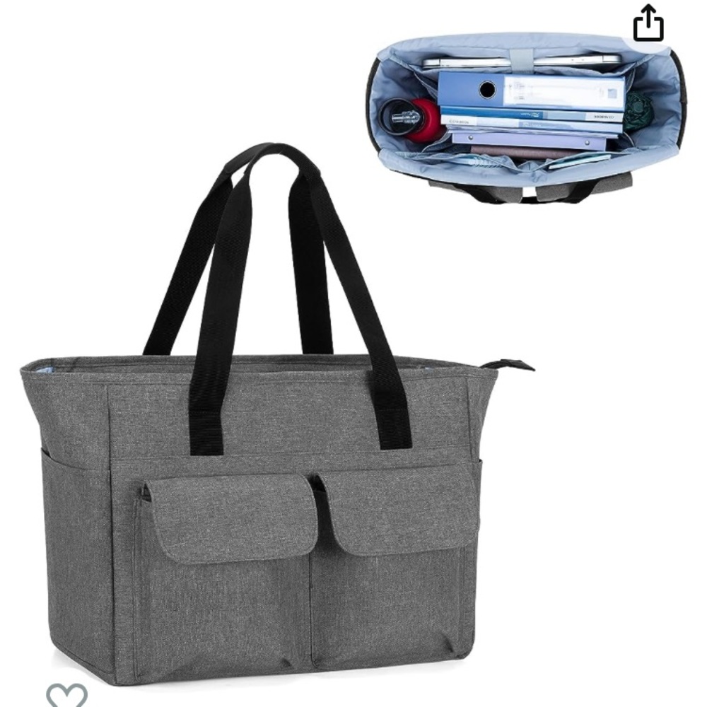 Large gray tote! Great condition!